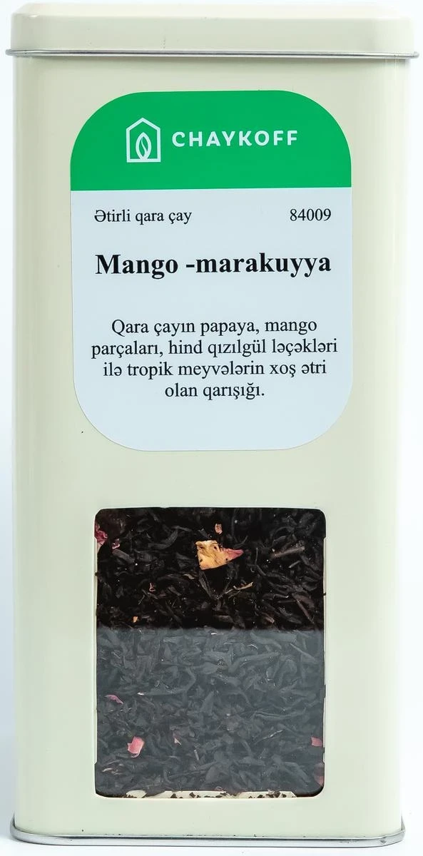 Mango marakuyya ətirli qara çay (100 qr)